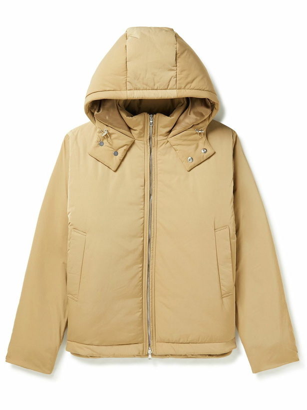 Photo: Mr P. - Twill Hooded Jacket - Brown