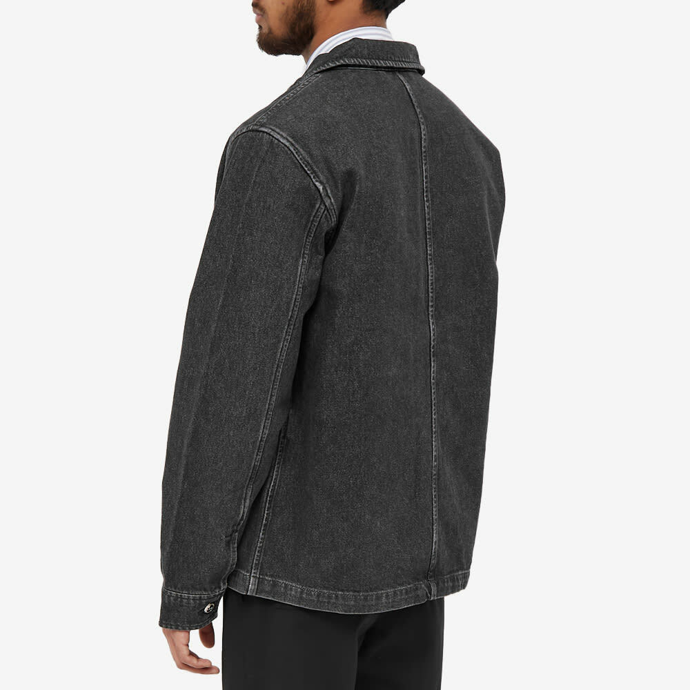 A.P.C. Men's A.P.C Nathanael Denim Chore Jacket in Faux Black A.P.C.