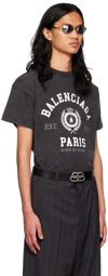 Balenciaga Black College 1917 T-Shirt