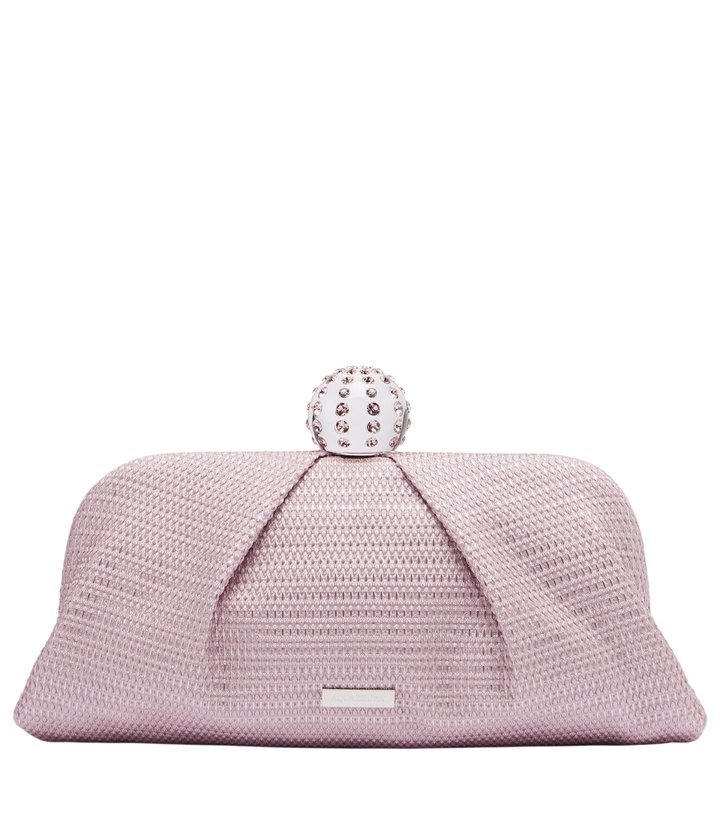 Photo: Aquazzura Tequila embellished canvas clutch