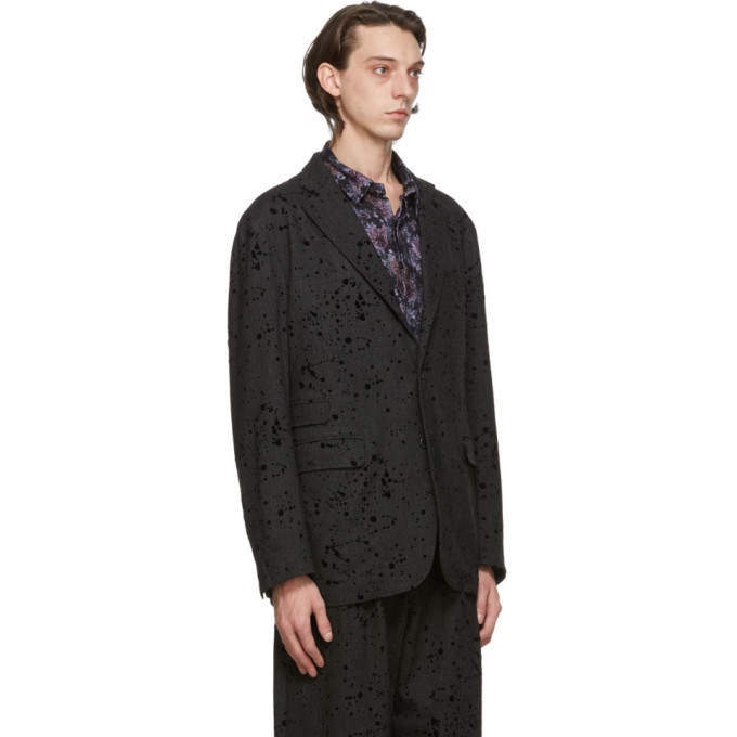 Engineered Garments Grey Splatter Lawrence Jacket Engineered Garments