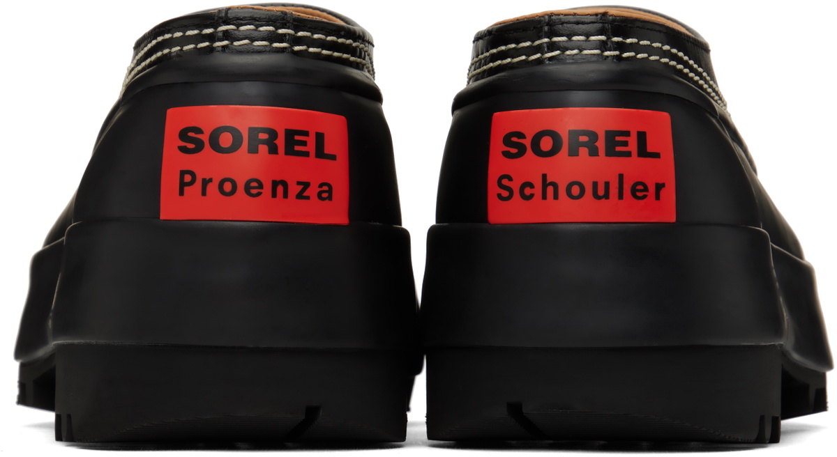 Proenza Schouler Black SOREL Edition Caribou Slip-on Loafers