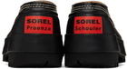 Proenza Schouler Black SOREL Edition Caribou Slip-on Loafers
