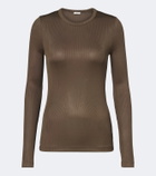 Agolde Delphi ribbed-knit top
