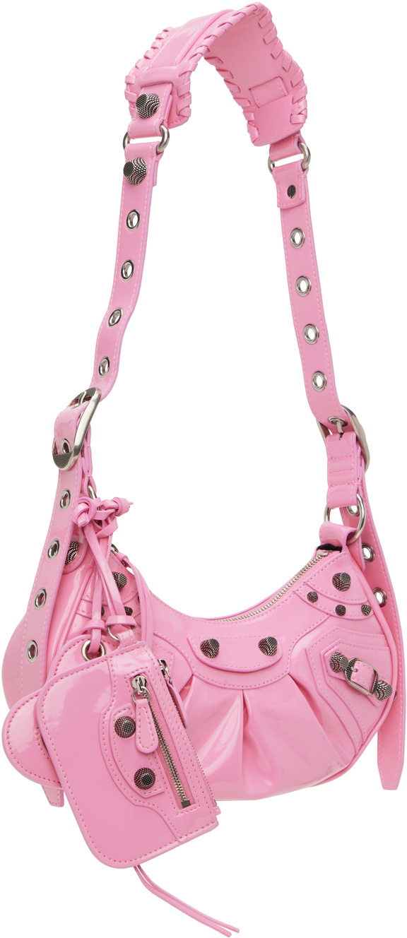 Balenciaga Pink XS 'Le Cagole' Shoulder Bag Balenciaga