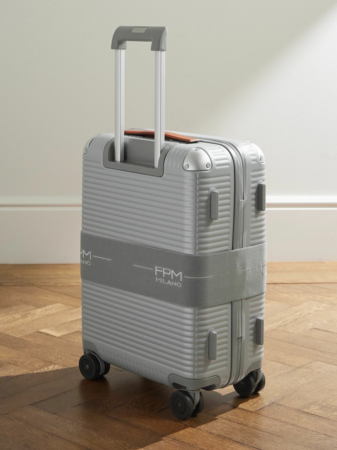 FPM Milano - Bank Zip Deluxe M 55cm Leather-Trimmed Polycarbonate Spinner Carry-On Suitcase