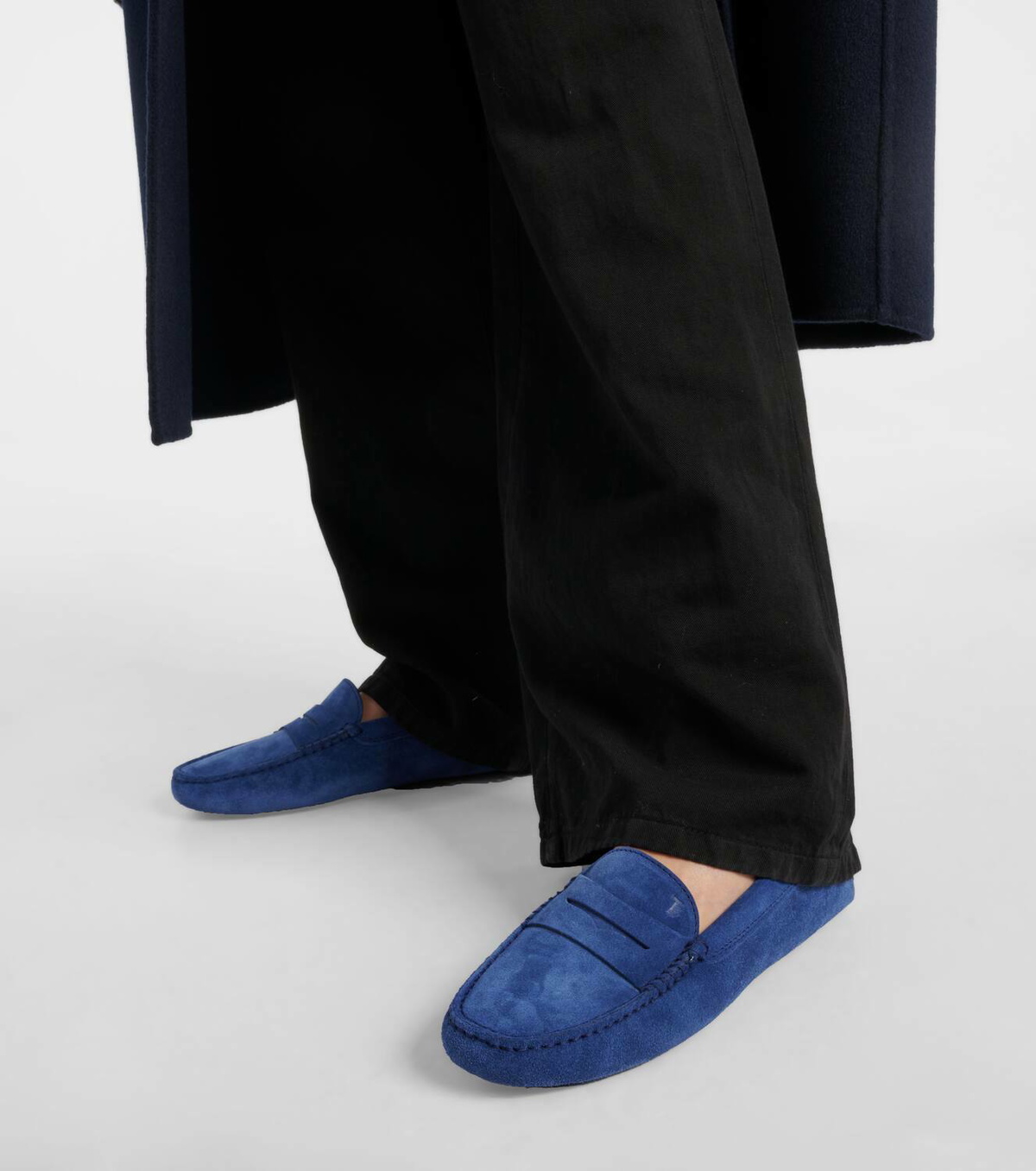 Mocassins Tod's Gommino Neufs Avec étiquette - Couleur Bleu Avion, Taille 41 EU