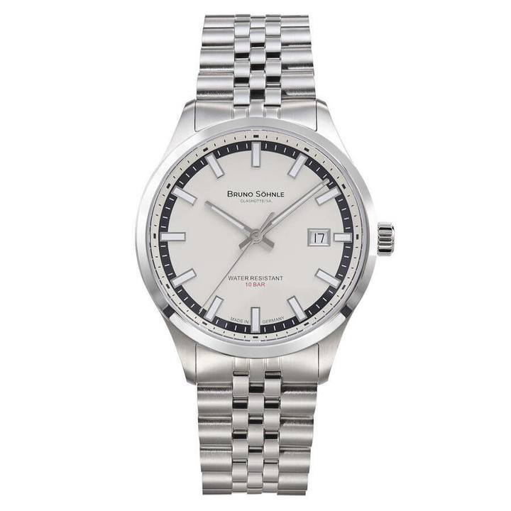 Photo: Bruno Sohnle Turin Automatic White Dial Mens Watch 17-12230-842