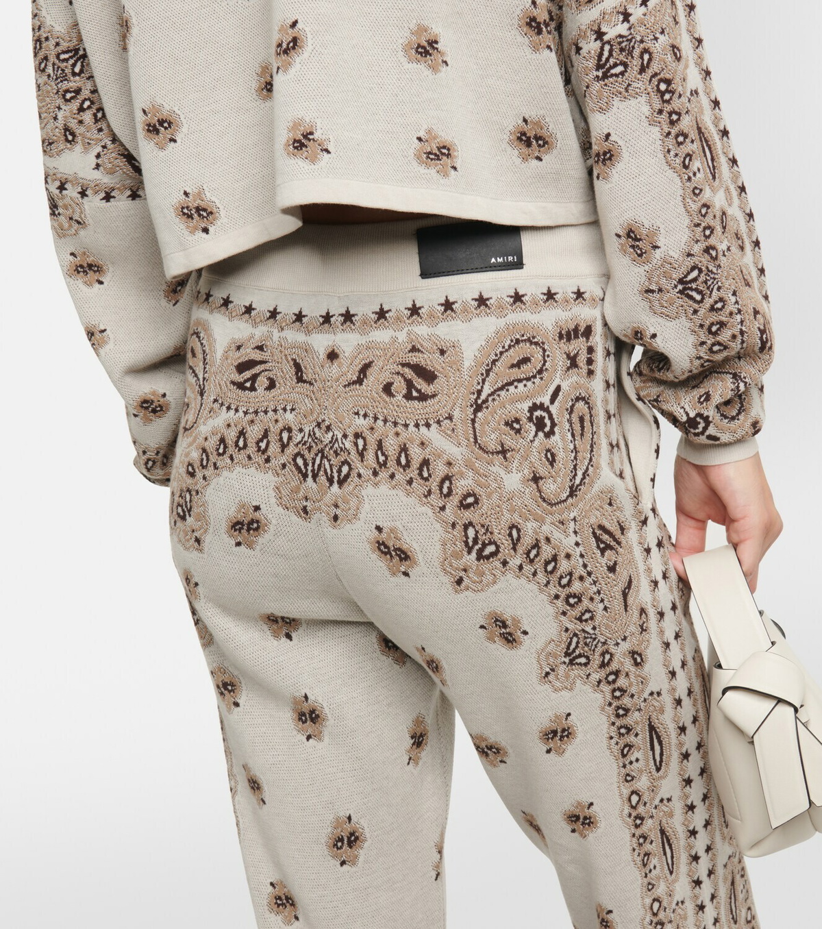 Amiri Bandana knitted wool pants Amiri
