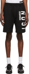 Dsquared2 Black 'Icon' Shorts
