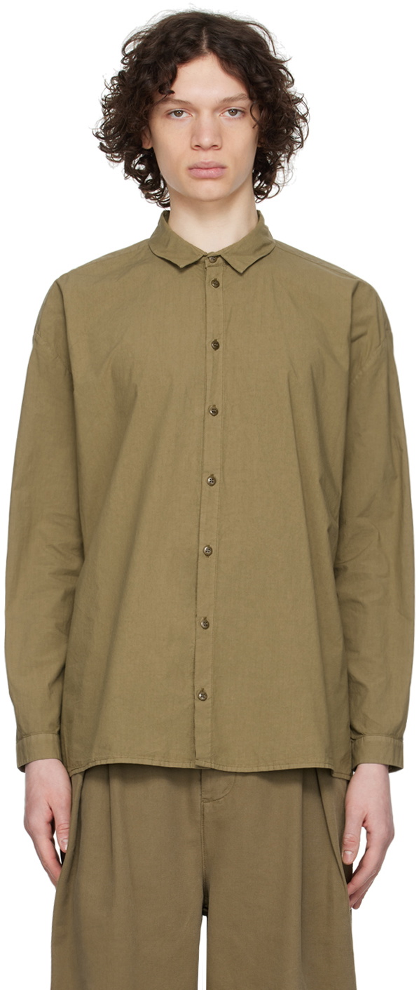 Toogood Khaki 'The Draughtsman' Shirt Toogood