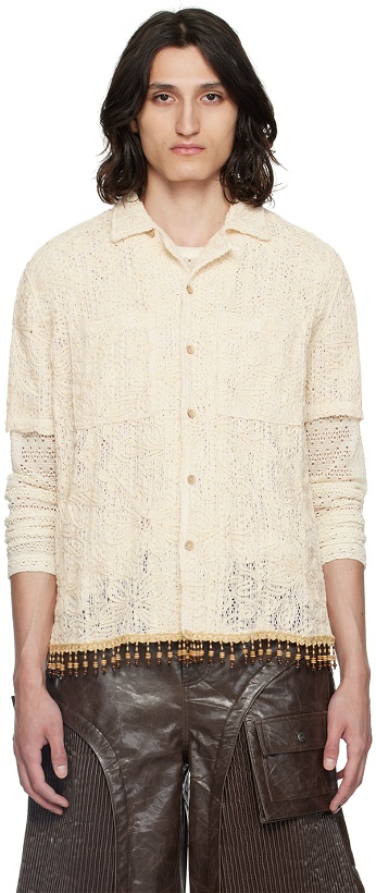 Photo: Andersson Bell Off-White Flower Shirt