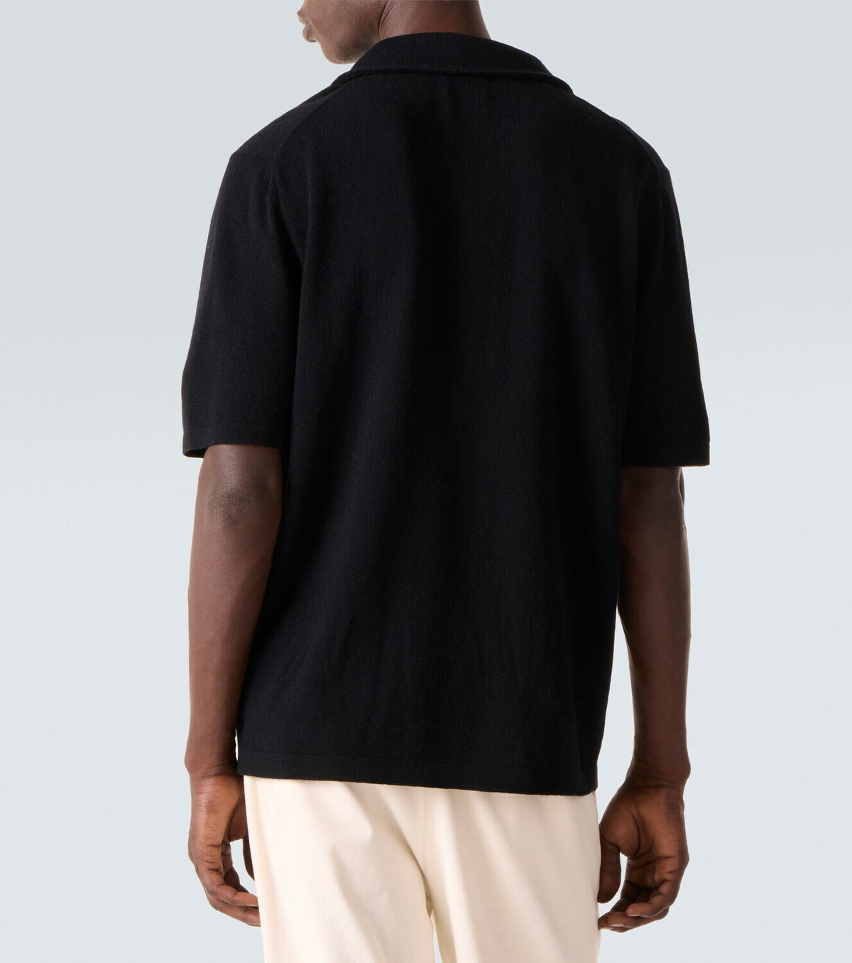 Allude Wool and cashmere polo sweater
