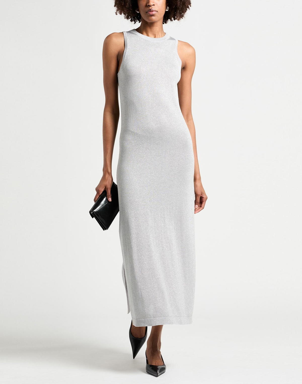 Peserico Womens Maxi dress Light in Grey