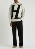 Helmut Lang Straight-leg Wool Trousers Black