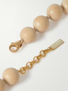 éliou - Harbour Gold-Plated Wood Necklace