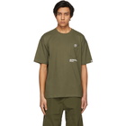 AAPE by A Bathing Ape Khaki One Point Pocket T-Shirt