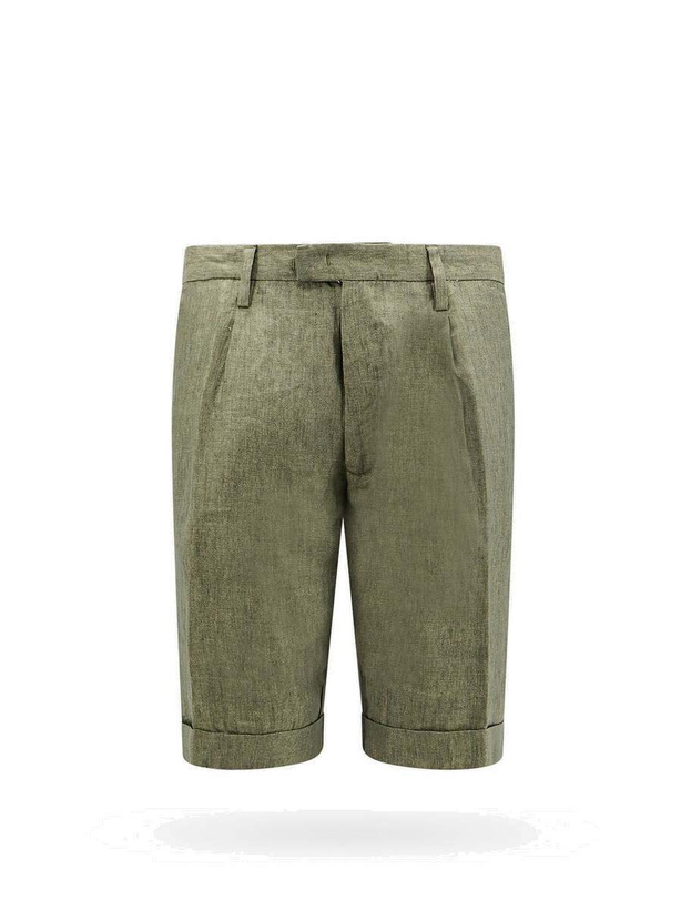 Photo: Nugnes 1920 Green Bermuda Shorts Mens Bermuda Short