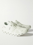 ON - Cloud 5 Rubber-Trimmed Recycled Mesh Running Sneakers - White