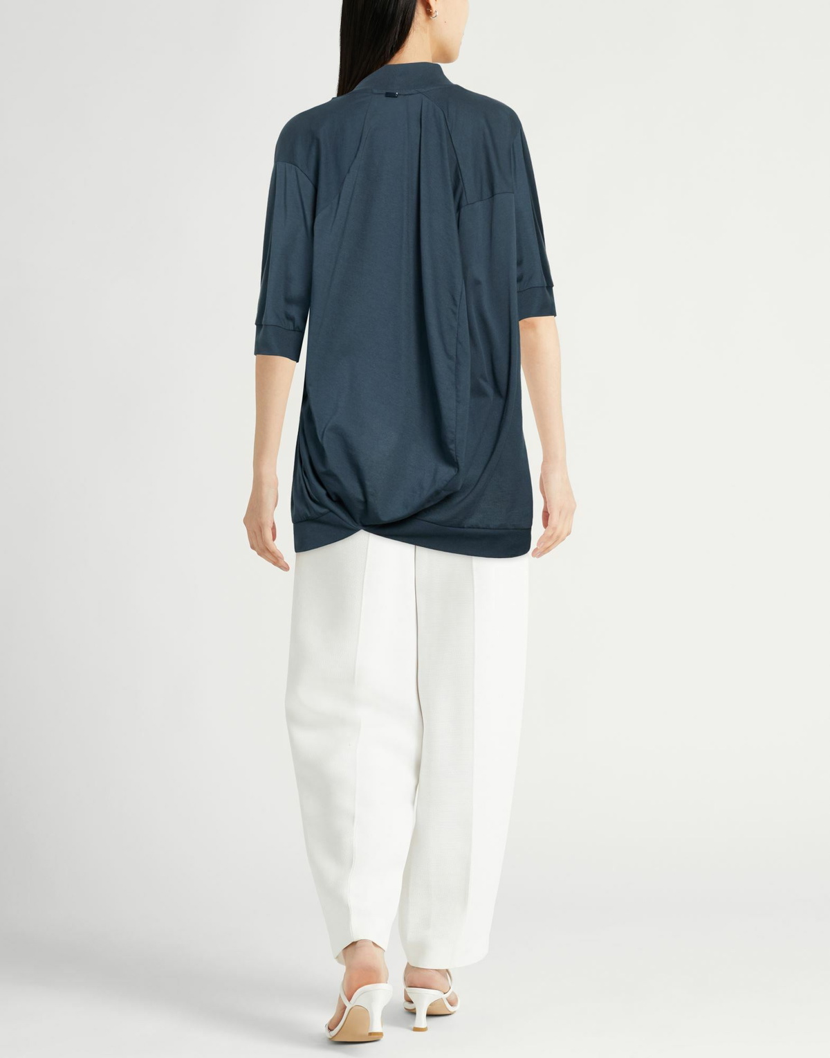 Herno Womens T-shirt Slate in Blue