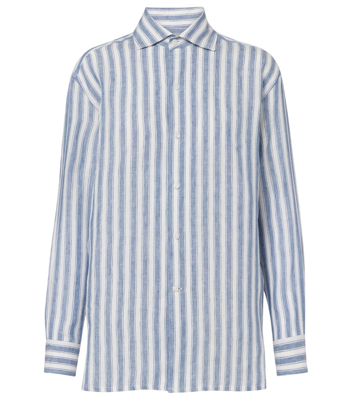 Photo: Ralph Lauren Collection Capri striped linen shirt