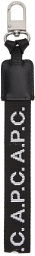 A.P.C. Black Logo Keychain