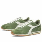 Diadora Men's Rally Punched Sneaker in Green Botanic