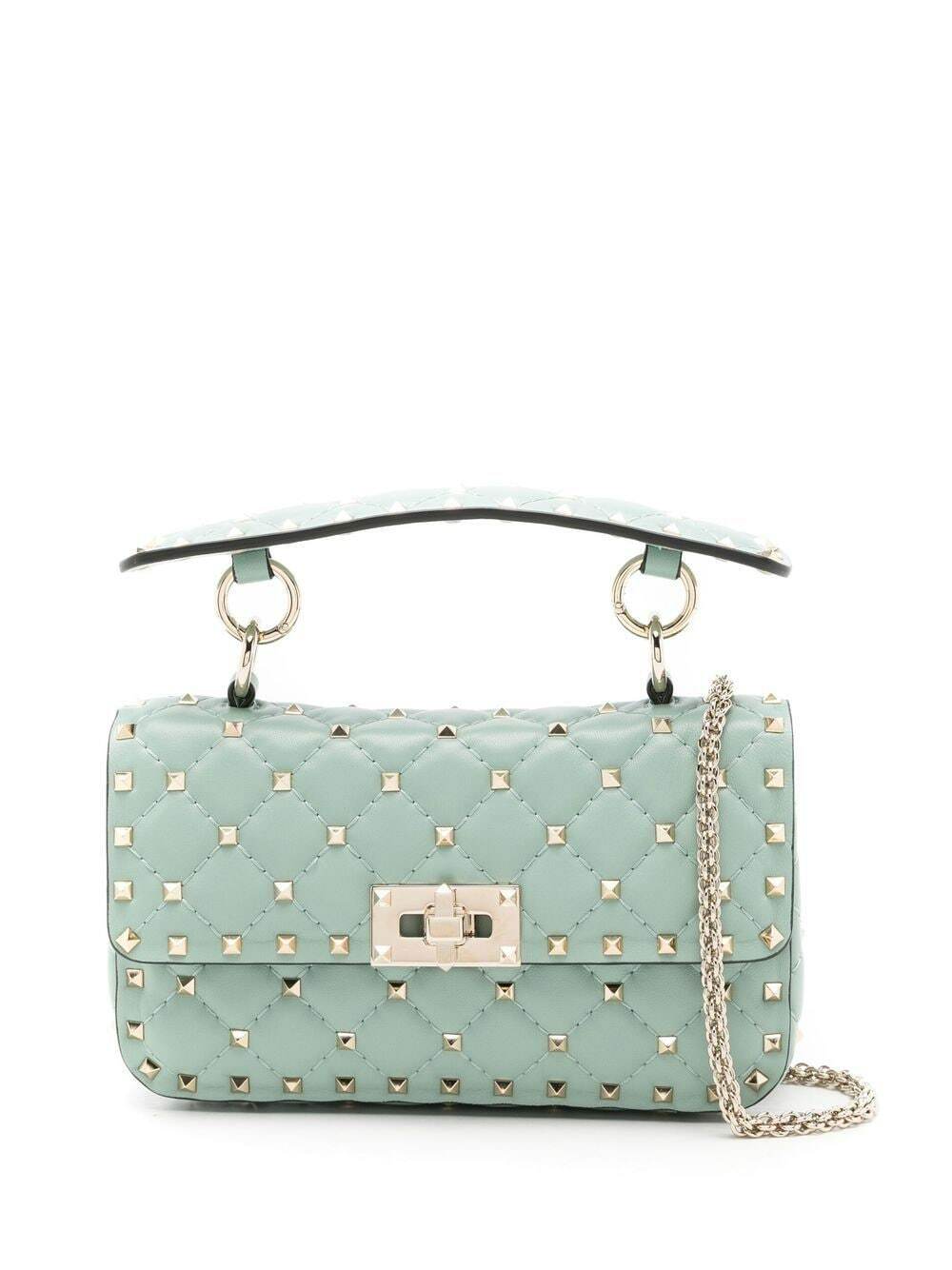 Valentino Medium Rockstud Spike Leather Shoulder Bag