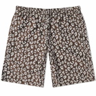 Needles Men's Basketball Short in Leopard