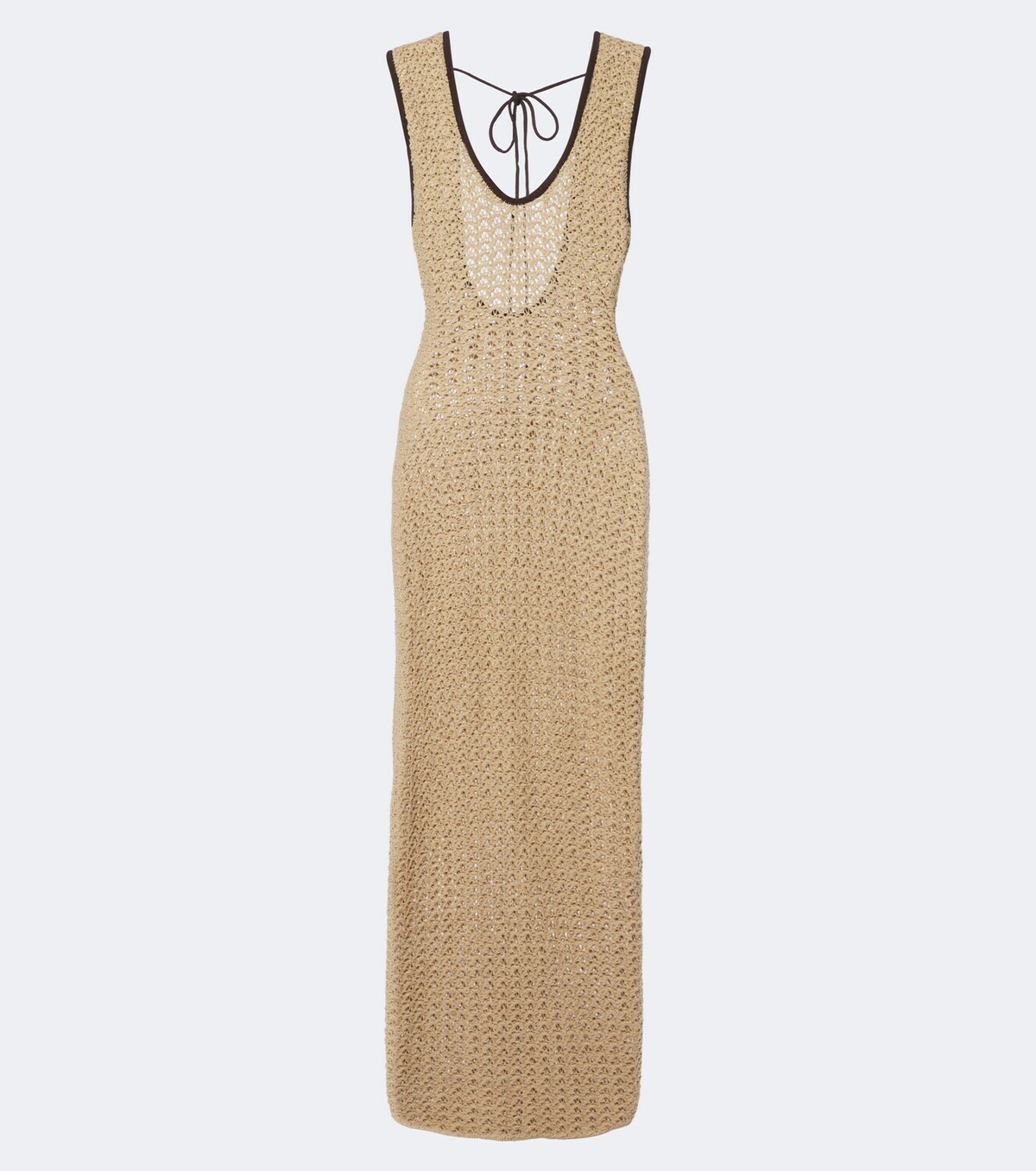 SIR Ellinor crochet cotton maxi dress