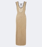 SIR Ellinor crochet cotton maxi dress