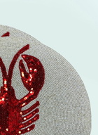 Les-Ottomans Set Of Two Lobster Beaded Placemats