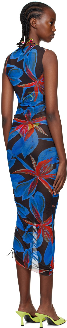 Louisa Ballou Blue Heatwave Midi Dress
