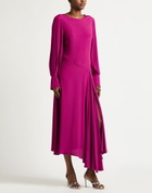 Manila Grace Womens Maxi dress in Magenta