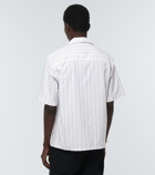 Marni - Striped cotton poplin bowling shirt