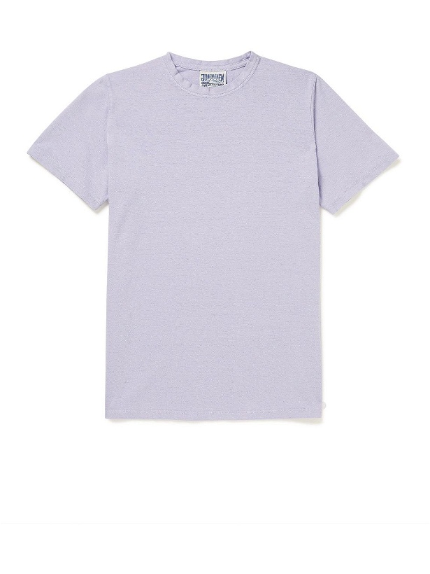 Photo: Jungmaven - Baja Hemp and Organic Cotton-Blend Jersey T-Shirt - Purple