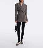 Aeyde Delia shearling-lined suede ballet flats