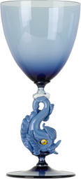 Charlie Larouche-Potvin SSENSE Exclusive Blue Fish Wine Glass