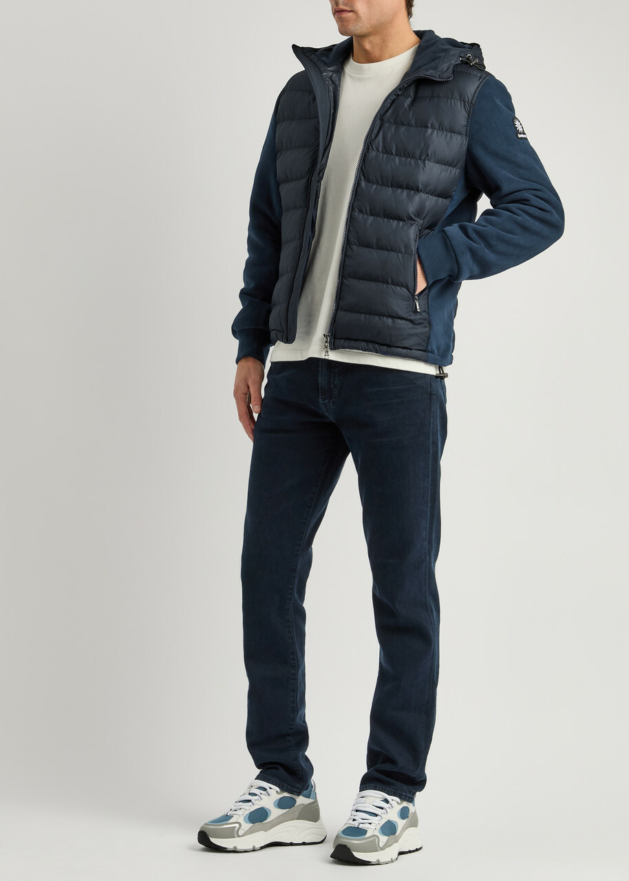 Sandbanks Polartec Hybrid Quilted Shell Jacket Navy