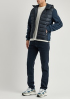 Sandbanks Polartec Hybrid Quilted Shell Jacket Navy