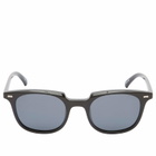 Le Specs Le Resolu Sunglasses in Black/Smoke Mono Polarized 