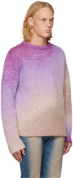 ERL Purple Gradient Sweater