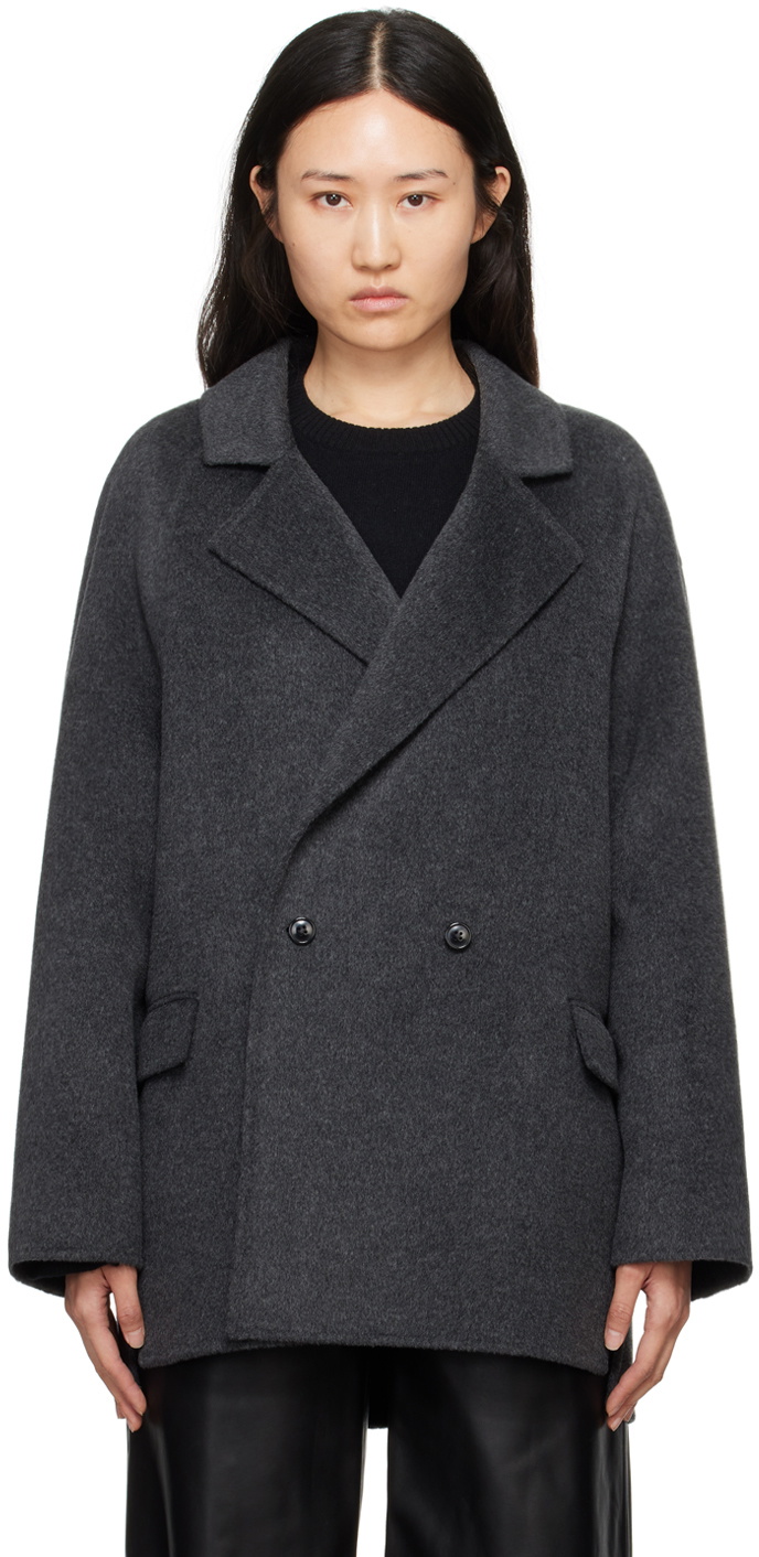Loulou Studio Gray Gary Coat