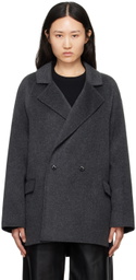 Loulou Studio Gray Gary Coat