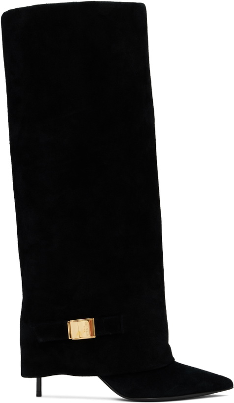 Photo: Balmain Black Uma Tall Boots
