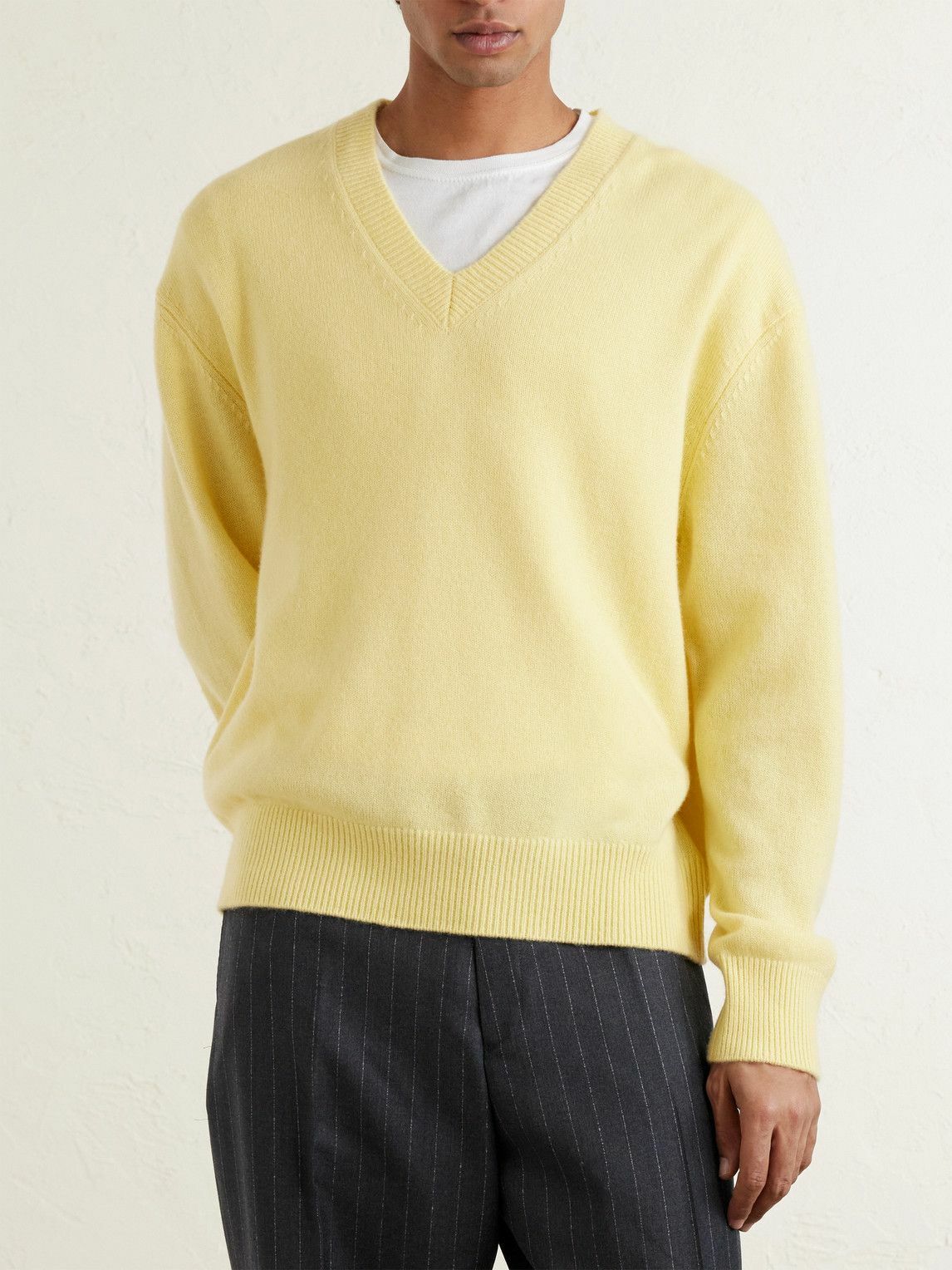 Officine Générale - Manu Cashmere Sweater - Yellow
