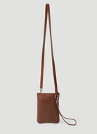 Link Pouch Shoulder Bag in Brown