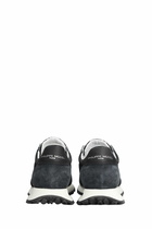 Philippe Model Tour Low Sneakers In Black Suede And Fabric