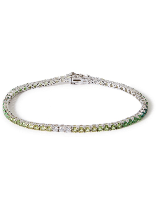 Photo: Hatton Labs - Sterling Silver Crystal Tennis Bracelet - Silver