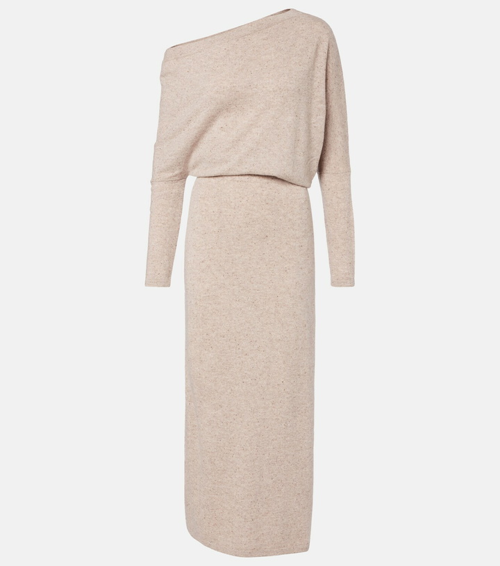 Photo: Altuzarra Kasos draped cashmere maxi dress
